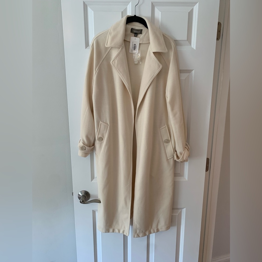 4SI3NNA Stella Duster in Ivory